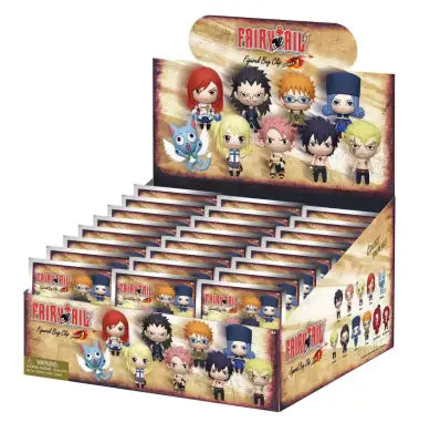 FAIRY TAIL BAG CLIP BLIND BOX DISPLAY (24)