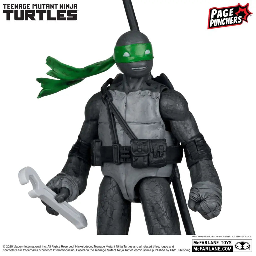 TEENAGE MUTANT NINJA TURTLES 5inch RAPHAEL FIGURE WITH COMIC (B,W&G VARIANT)