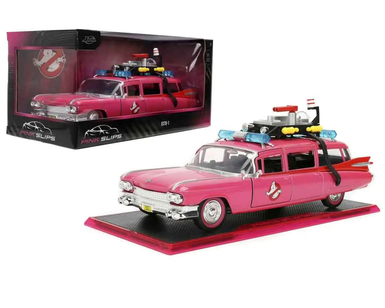 GHOSTBUSTERS - ECTO-1 PINK VARIANT - LIMITED EDITION - 1:24 DIE-CAST MODEL