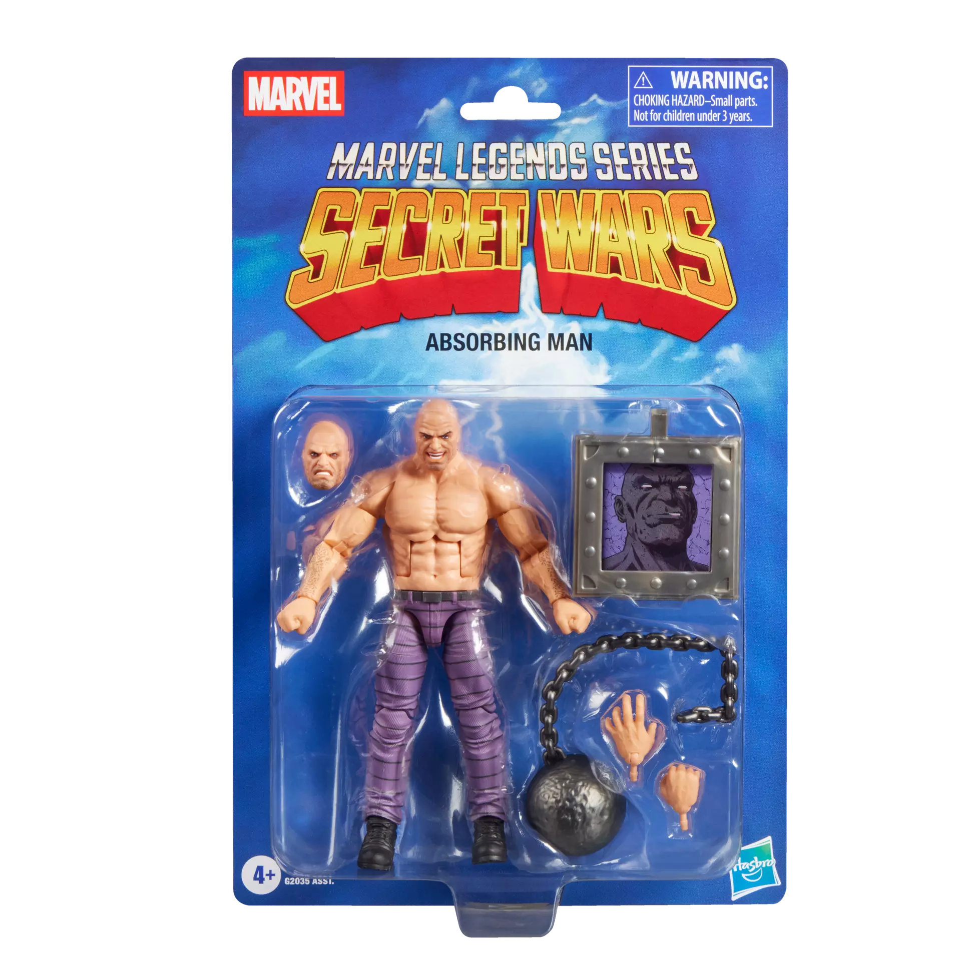 MARVEL LEGENDS SECRET WARS ABSORBING MAN ACTION FIGURE