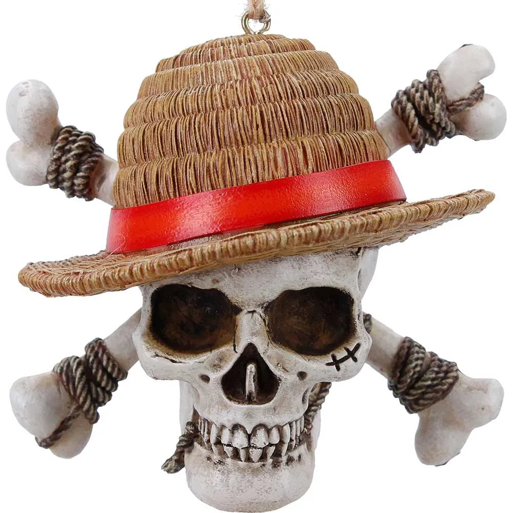 ONE PIECE LUFFY JOLLY ROGER HANGING ORNAMENT