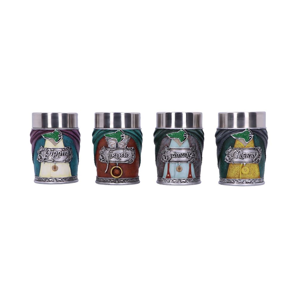 THE LORD OF THE RINGS HOBBIT SHOT GLASS SET