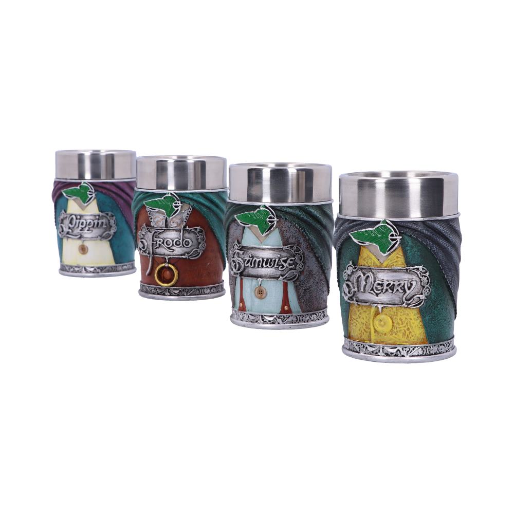 THE LORD OF THE RINGS HOBBIT SHOT GLASS SET