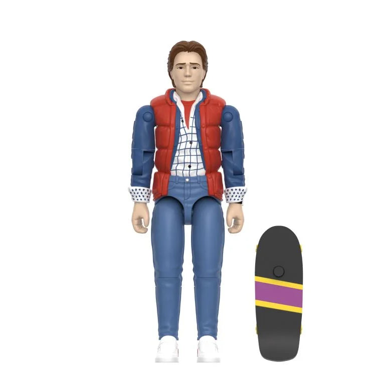 BACK TO THE FUTURE WAVE 1 MARTY MCFLY '85 REACTION+ FIGURE