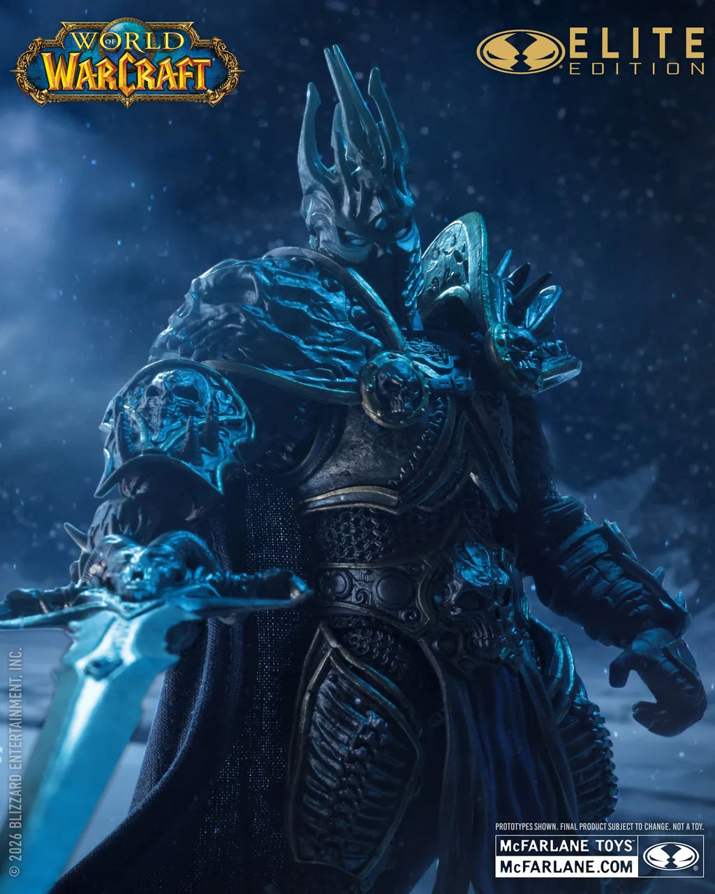 WORLD OF WARCRAFT LICH KING MCFARLANE ELITE EDITION 7" ACTION FIGURE