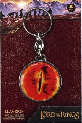 THE LORD OF THE RINGS OFFICIAL SAURON'S EYE KEYCHAIN