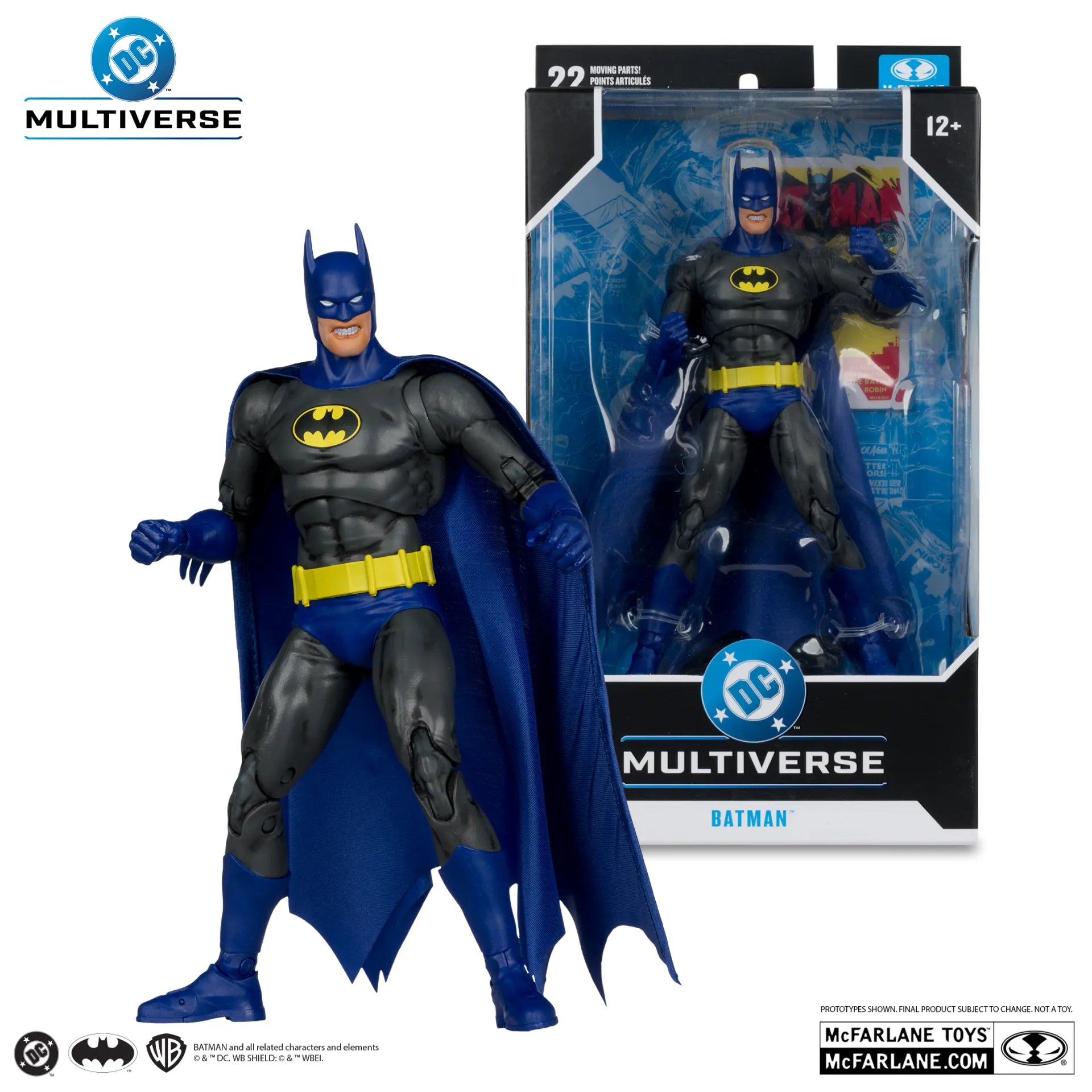 DC BATMAN 7INCH BATMAN 90’S ACTION FIGURE