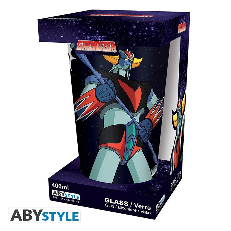UFO ROBOT GRENDIZER & DUKE FLEED LARGE GLASS