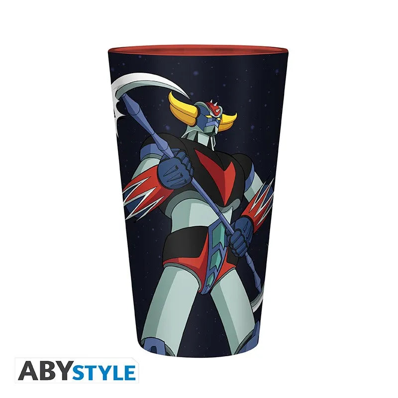 UFO ROBOT GRENDIZER & DUKE FLEED LARGE GLASS