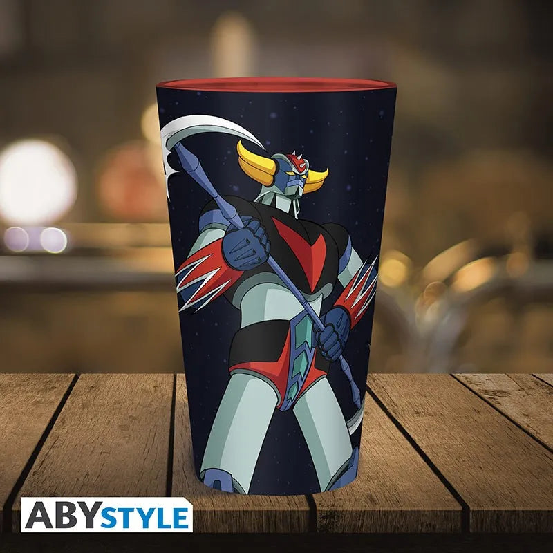 UFO ROBOT GRENDIZER & DUKE FLEED LARGE GLASS
