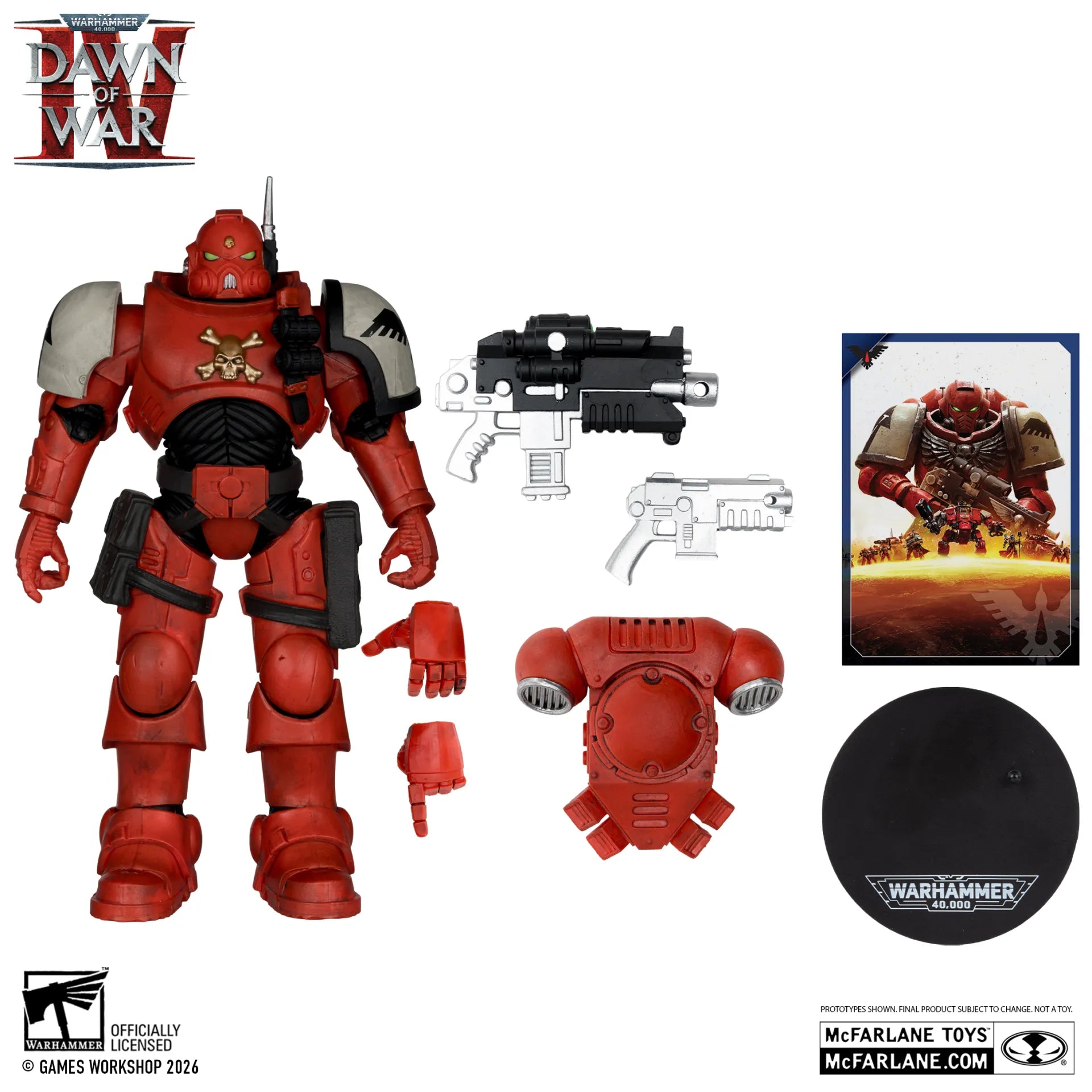 WARHAMMER 40000 7INCH WV12 BLOOD RAVENS SERGEANT INFILTRATOR (DAWN OF WAR 4) ACTION FIGURE