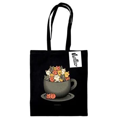 TOBE FONSECA KITTEN LATTE TOTE BAG