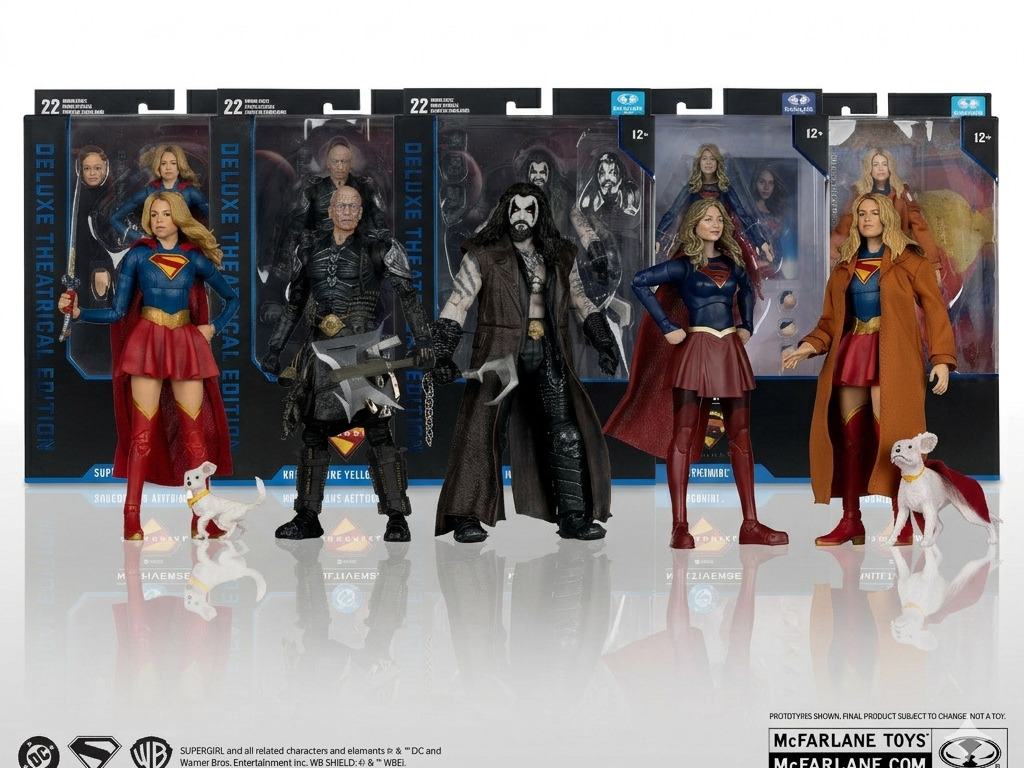 DC THEATRICAL DELUXE 7INCH SUPERGIRL MOVIE ASSORTMENT (6)