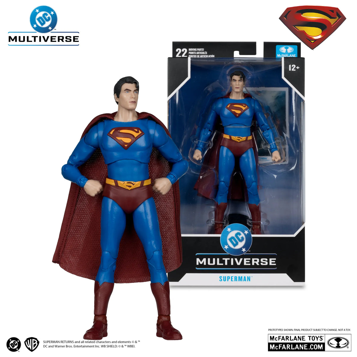 DC THEATRICAL 7INCH SUPERMAN RETURNS 2006 ACTION FIGURE