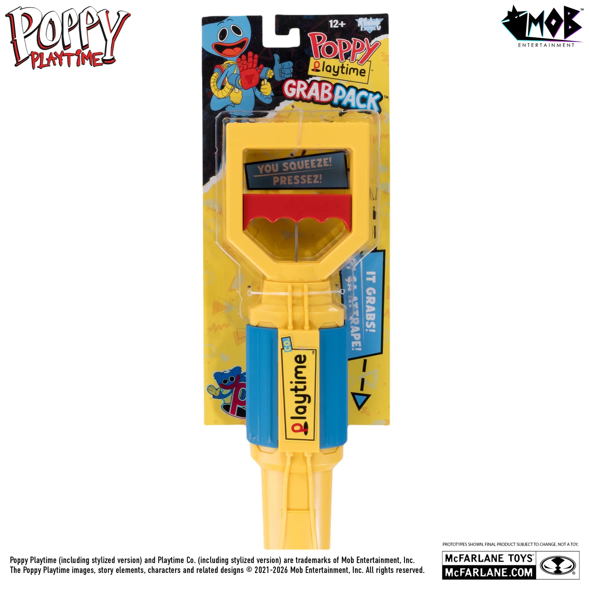 POPPY PLAYTIME GRABBER HANDS  GRAB PACK RED