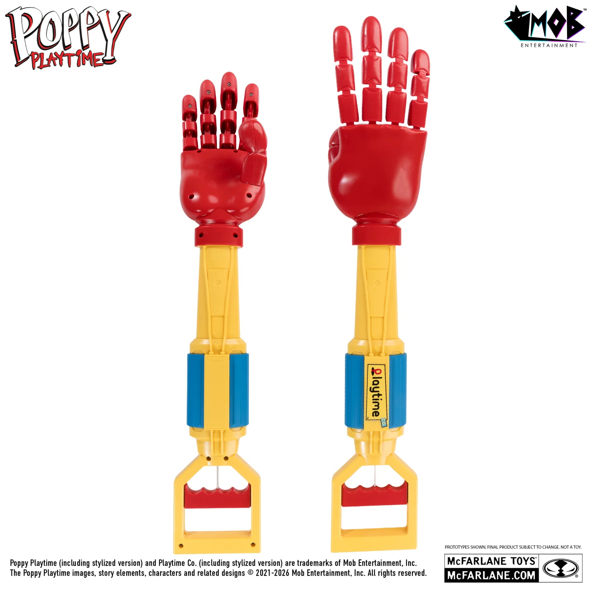 POPPY PLAYTIME GRABBER HANDS  GRAB PACK RED