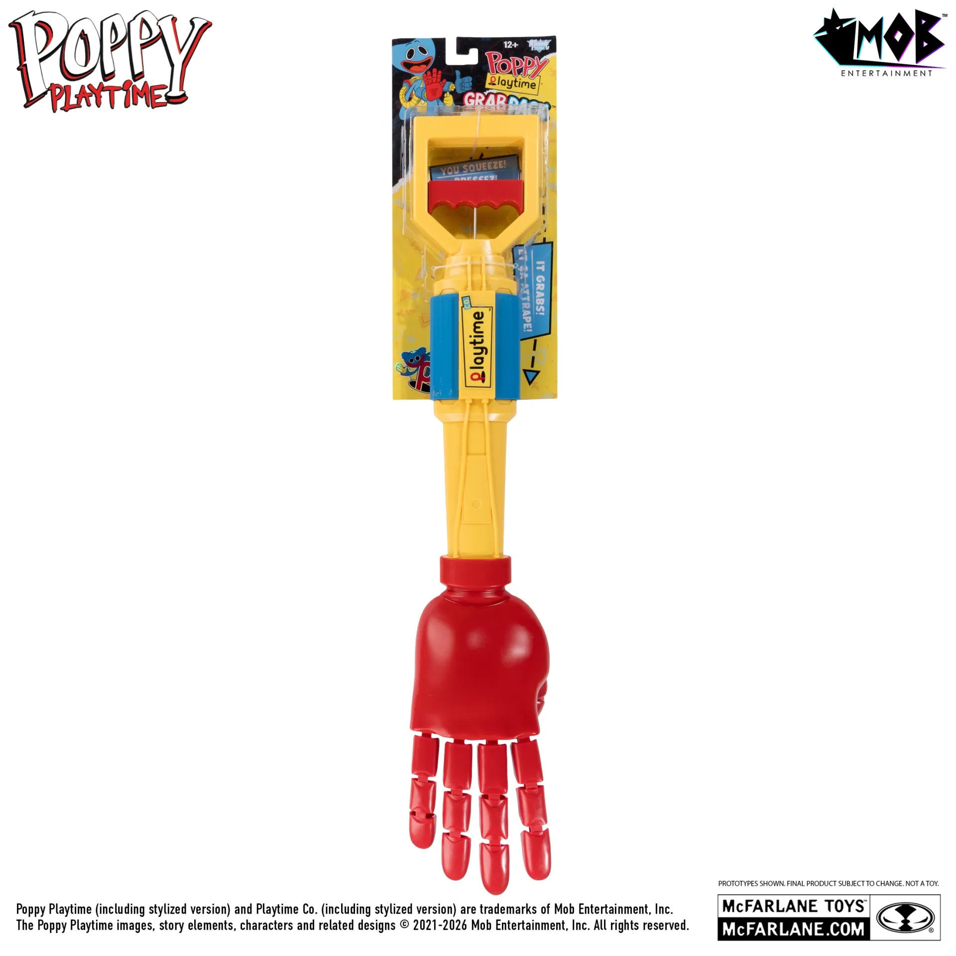 POPPY PLAYTIME GRABBER HANDS  GRAB PACK RED