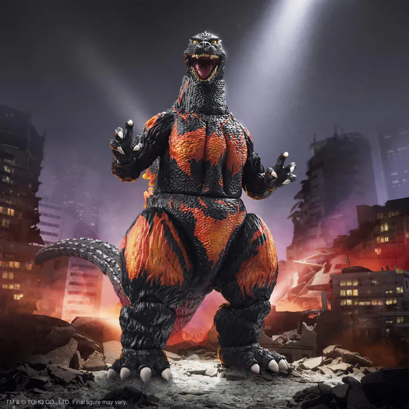 TOHO ULTIMATES! W2 HEISEI BURNING GODZILLA FIGURE