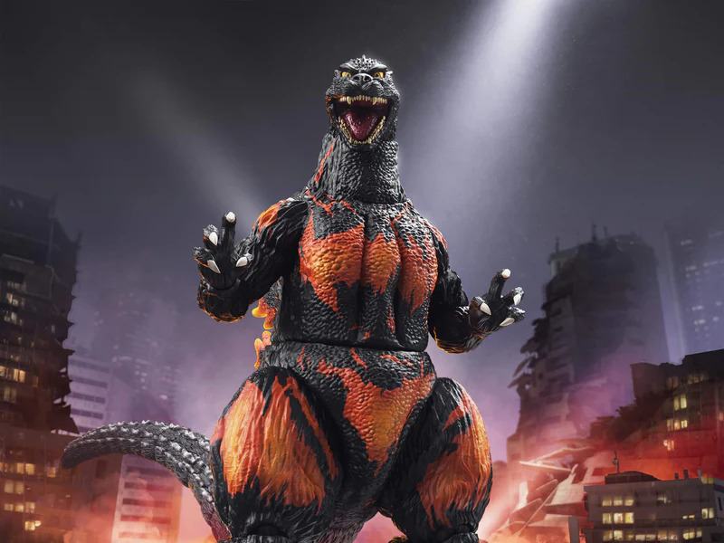 TOHO ULTIMATES! W2 HEISEI BURNING GODZILLA FIGURE