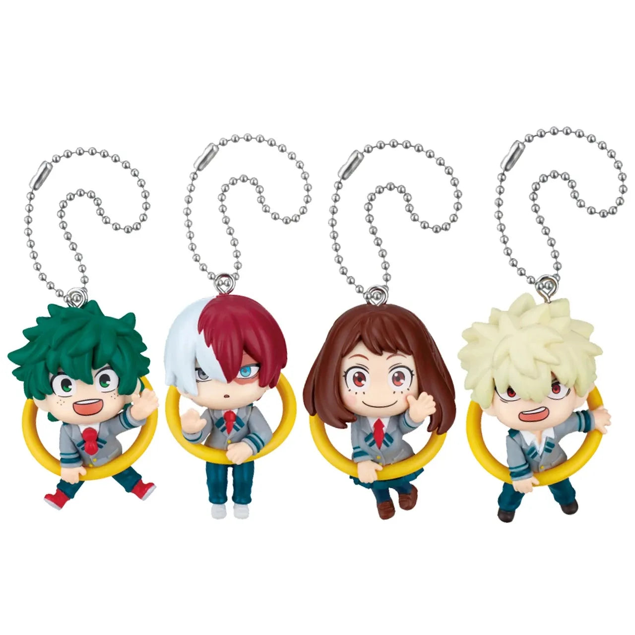 MY HERO ACADEMIA TWINCHEES KONNICHI-WA FIGURINE DANGLER DISPLAY (24)