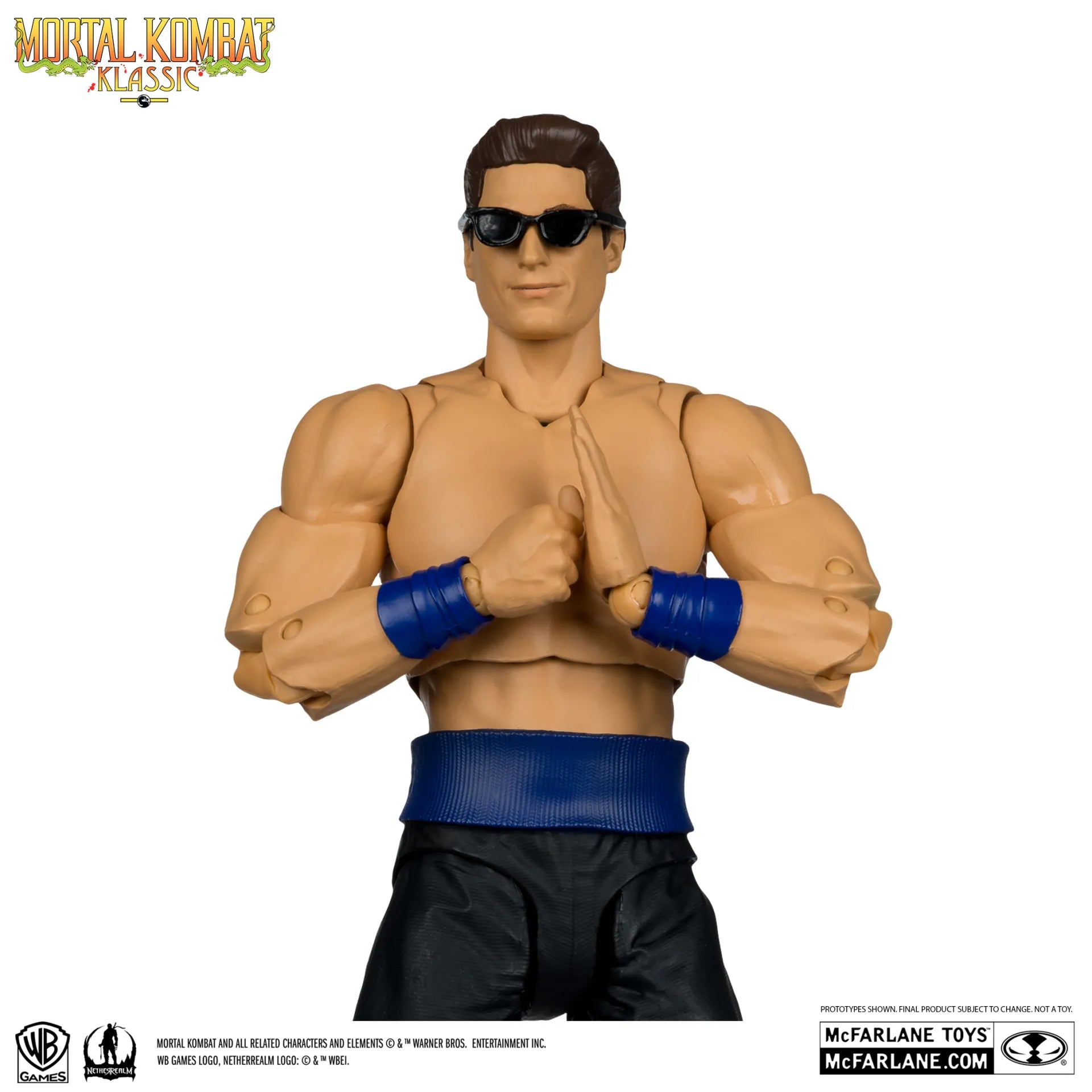 MORTAL KOMBAT KLASSICS  7INCH  WAVE 4 JOHNNY CAGE ACTION FIGURE
