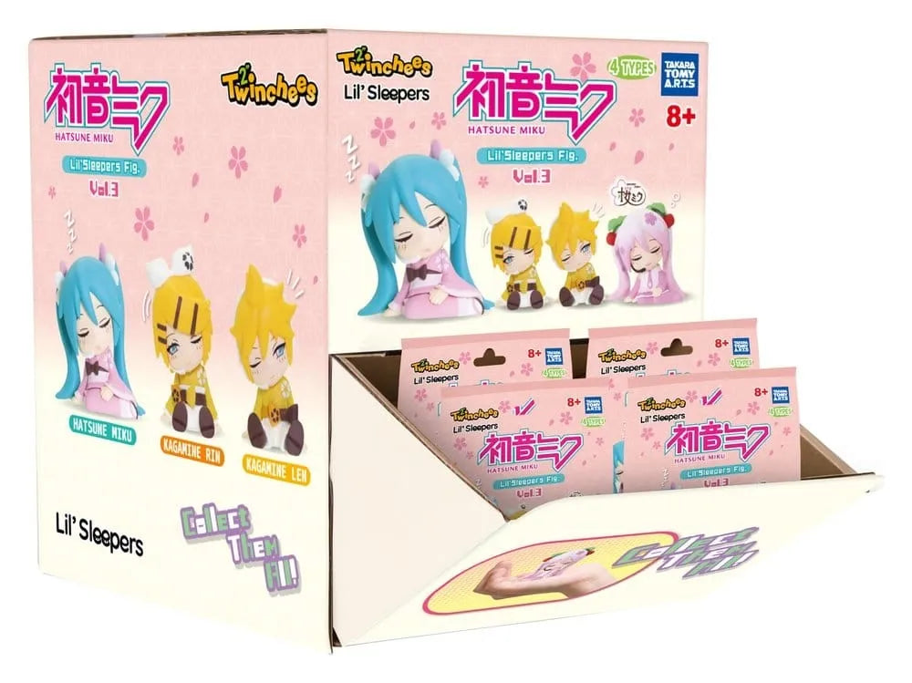 HATSUNE MIKU TWINCHEES LIL’ SLEEPERS VOL 3  FIGURINE DISPLAY (24)