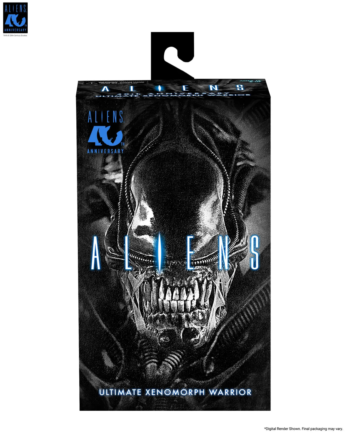 ALIENS 40TH ANNIVERSARY WARRIOR XENOMORPH BLACK ULTIMATE AF