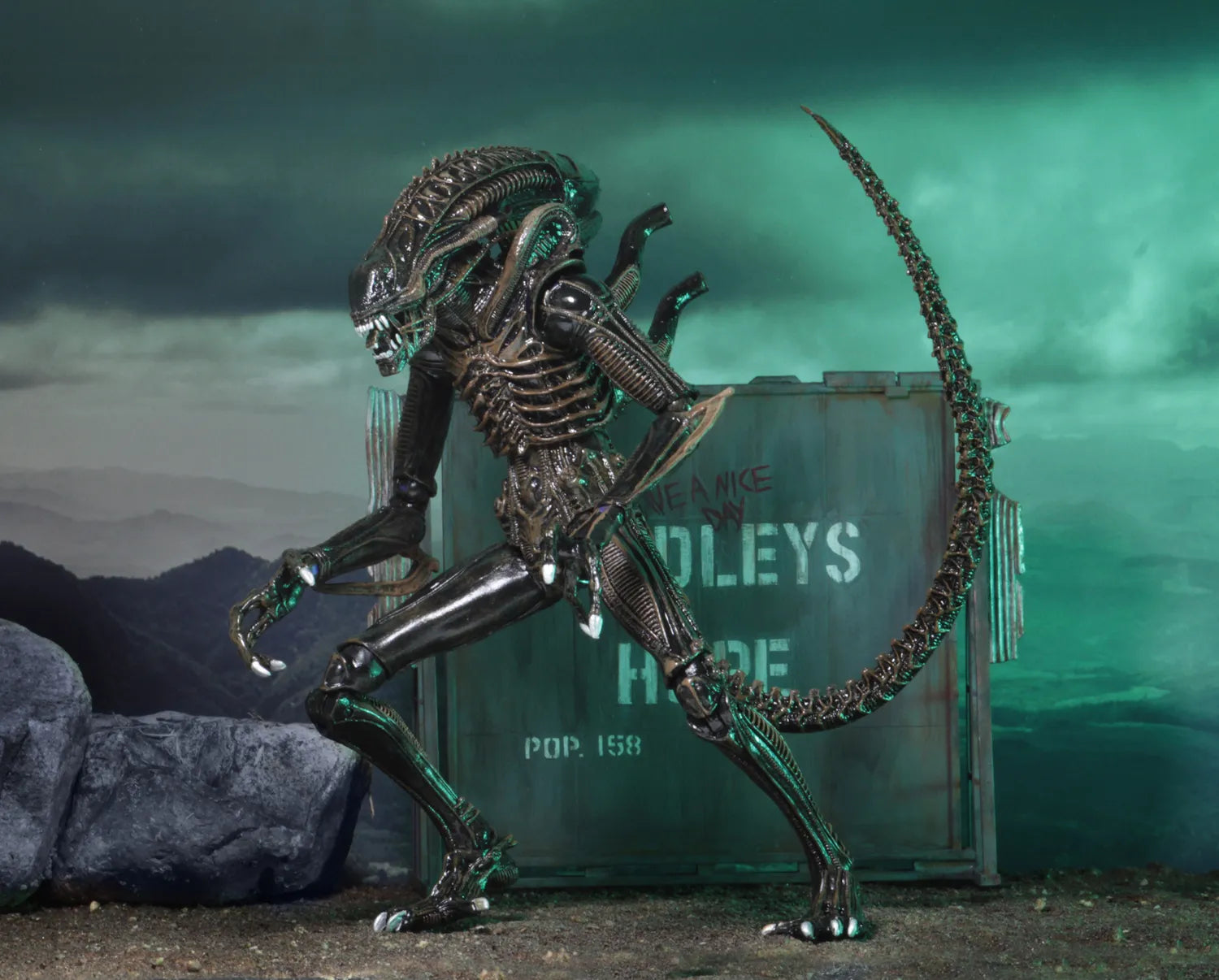 ALIENS ALIEN WARRIOR BROWN 1986 ULTIMATE AF
