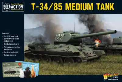 BOLT ACTION T34/85 MEDIUM TANK