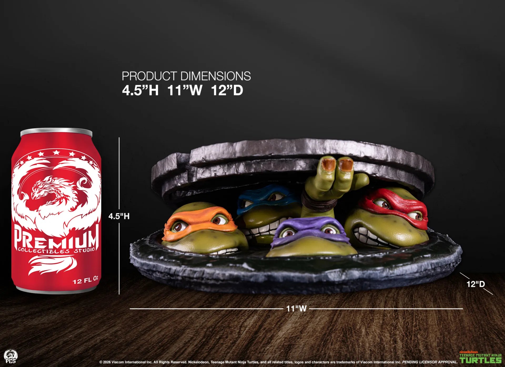 TMNT UNDERGROUND 1:4 SCALE TABLETOP EDITION