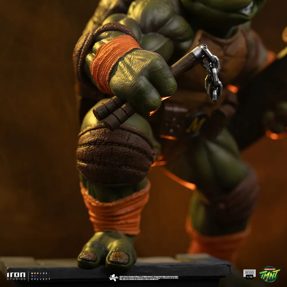 TEENAGE MUTANT NINJA TURTLES MICHELANGELO UNLEASHED 1/10 STATUE