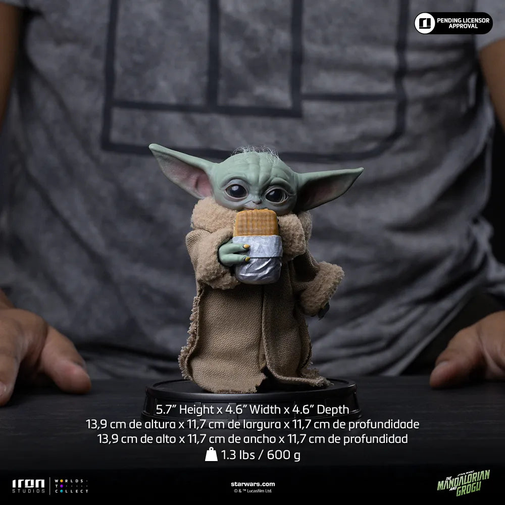 MANDALORIAN & GROGU MOVIE GROGU FOOD CART SNACK 1/4 LEGACY STATUE