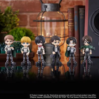 ATTACK ON TITAN PALVERSE MINI FIGURE SET (6)