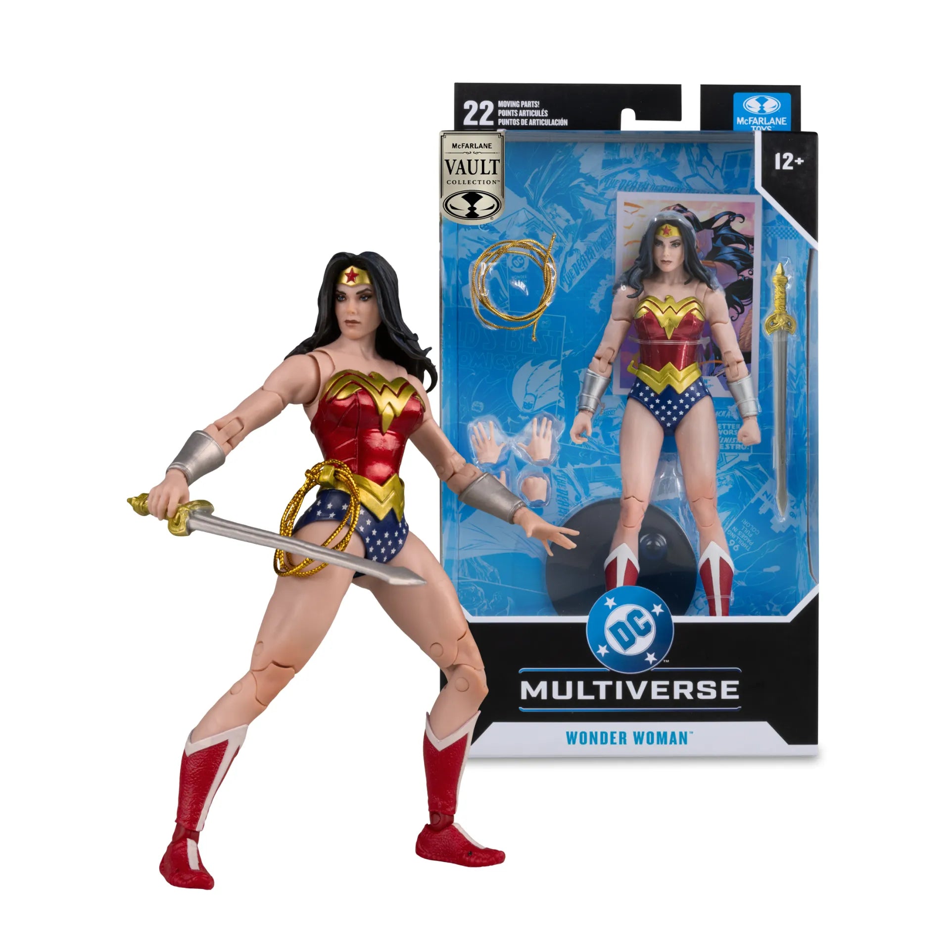 MCFARLANE VAULT DC MULTI 7INCH WONDER WOMAN CLASSIC ACTION FIGURE