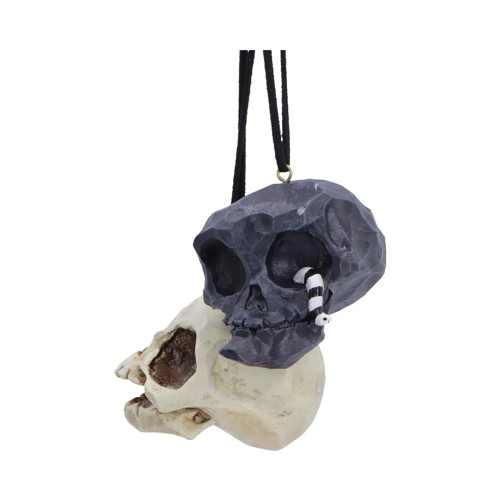 GRIM & GRIN HANGING ORNAMENTS SET (2)