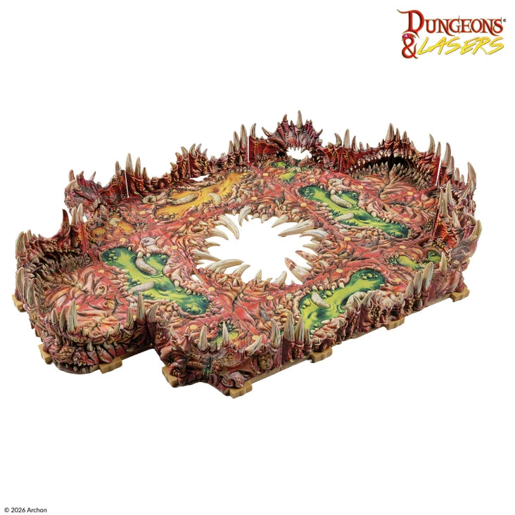 DUNGEONS & LASERS MAW OF THE ABBYS PRISMACAST PRE-PAINTED