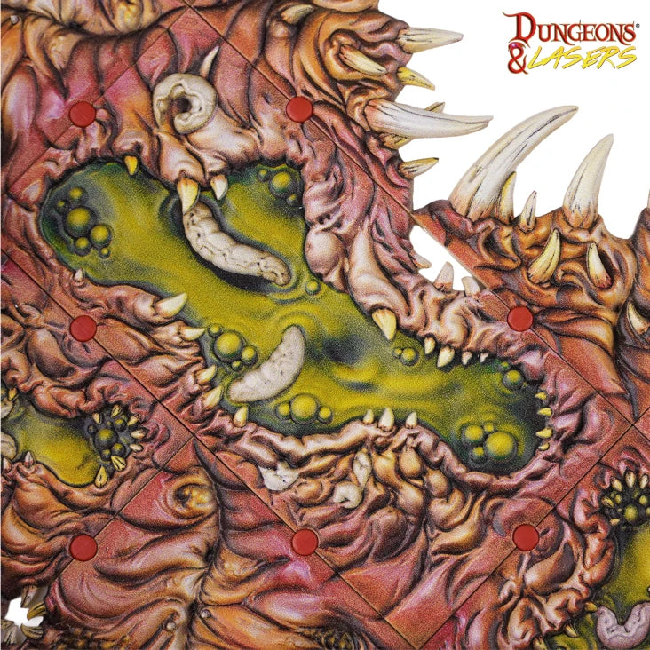 DUNGEONS & LASERS MAW OF THE ABBYS PRISMACAST PRE-PAINTED