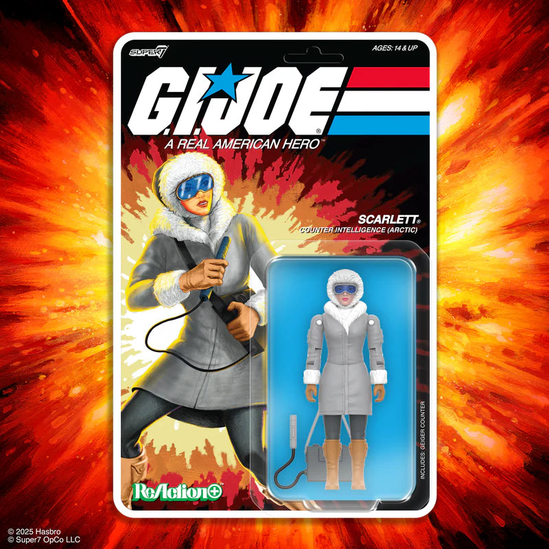 G.I. JOE WAVE 06 ARCTIC SCARLETT REACTION+ FIGURE