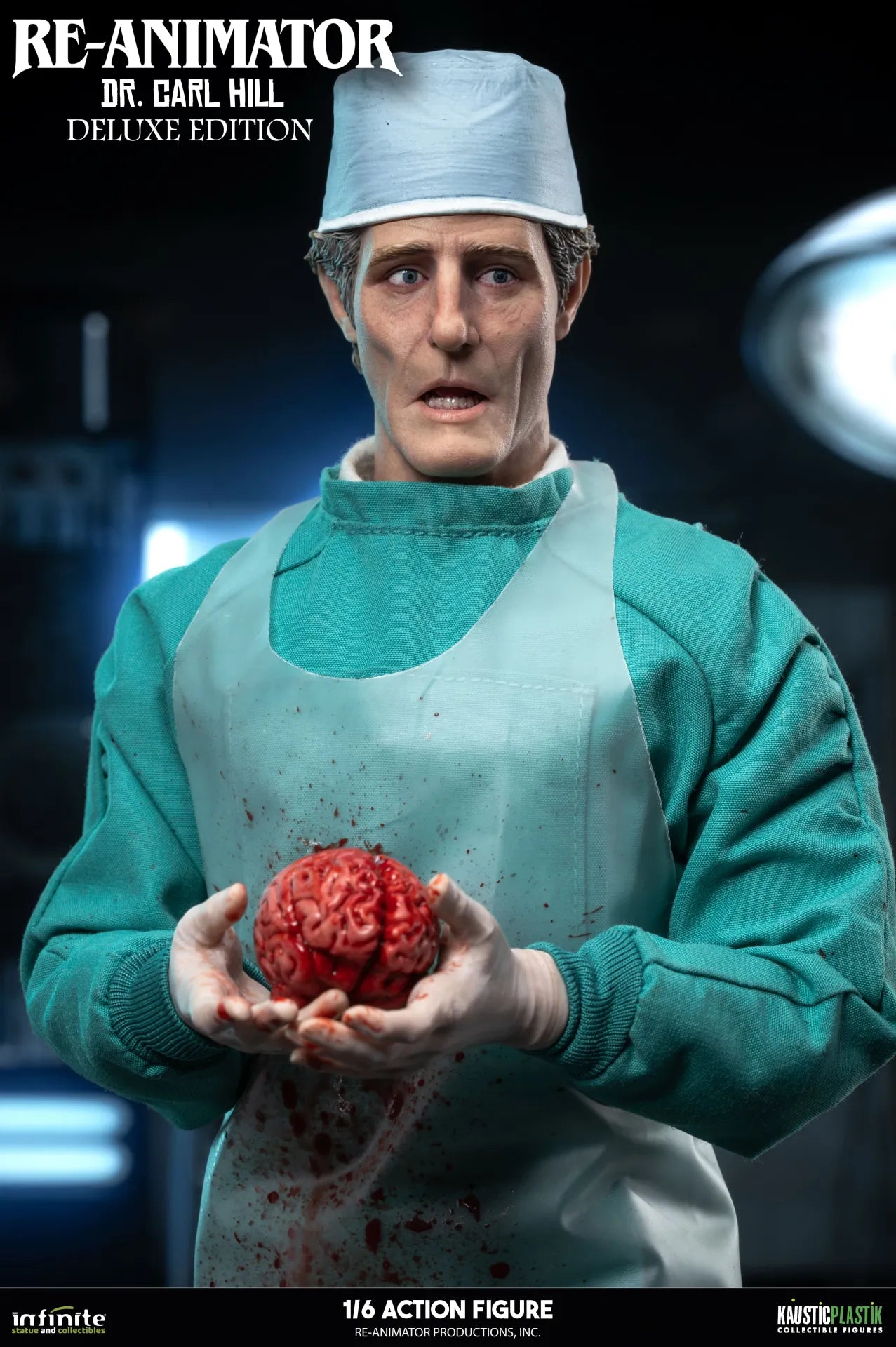 RE-ANIMATOR DOCTOR CARL HILL 1/6 ACTION FIGURE DELUXE EDITION