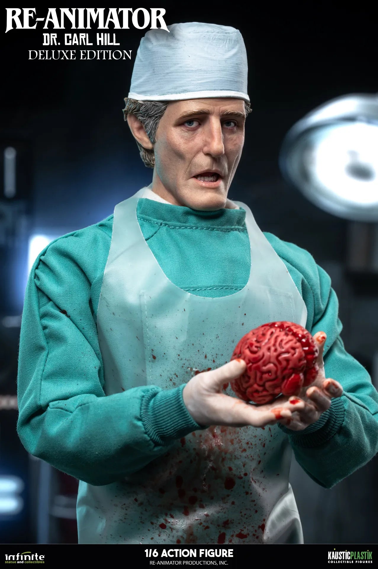 RE-ANIMATOR DOCTOR CARL HILL 1/6 ACTION FIGURE DELUXE EDITION