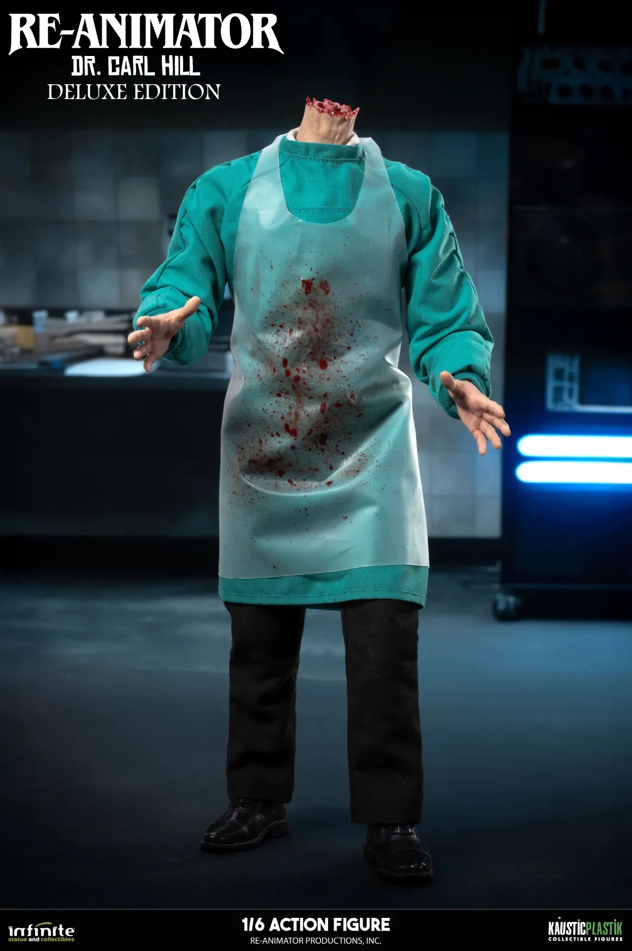 RE-ANIMATOR DOCTOR CARL HILL 1/6 ACTION FIGURE DELUXE EDITION