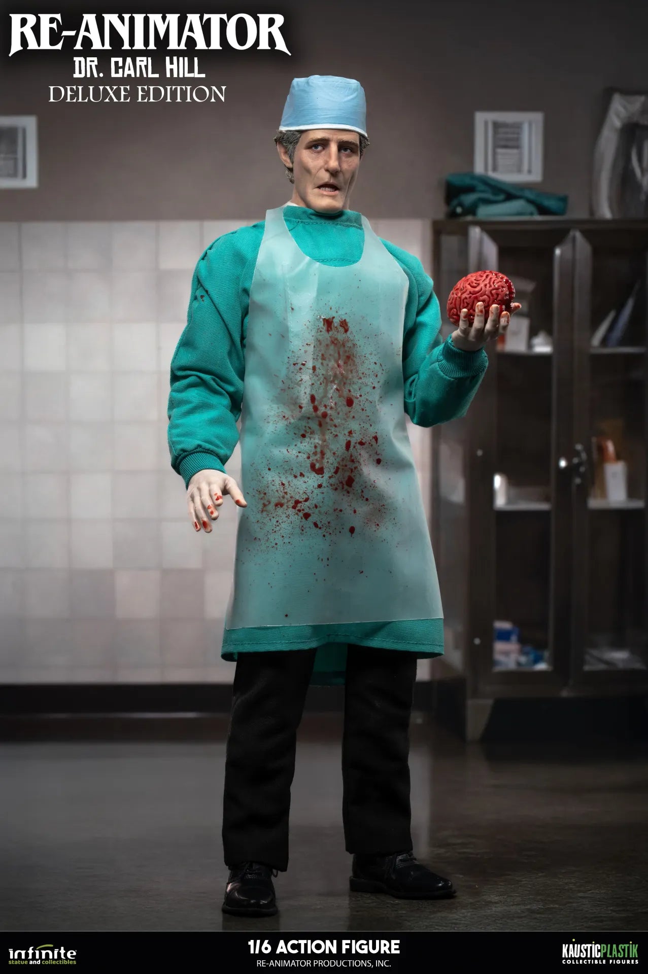 RE-ANIMATOR DOCTOR CARL HILL 1/6 ACTION FIGURE DELUXE EDITION