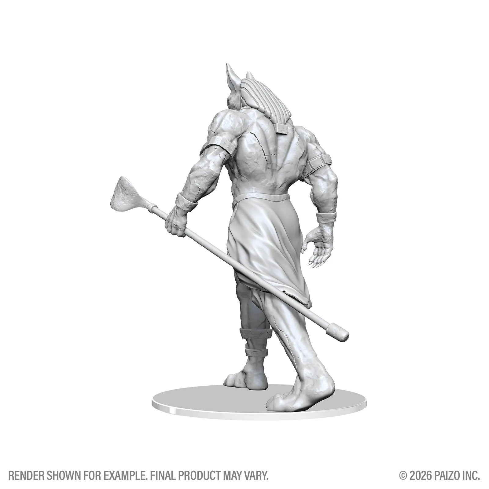 PATHFINDER BATTLES GIANT ANIMATED STATUE UNPAINTED