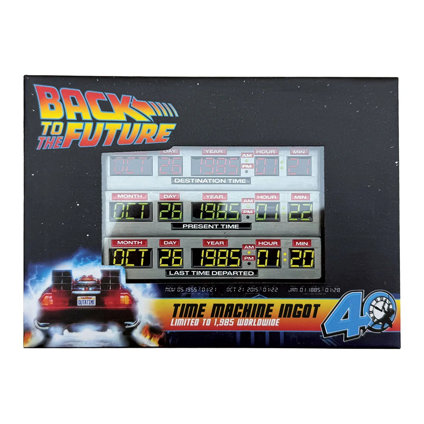 BACK TO THE FUTURE - TIME CIRCUIT - LIMTED EDITION METAL INGOT