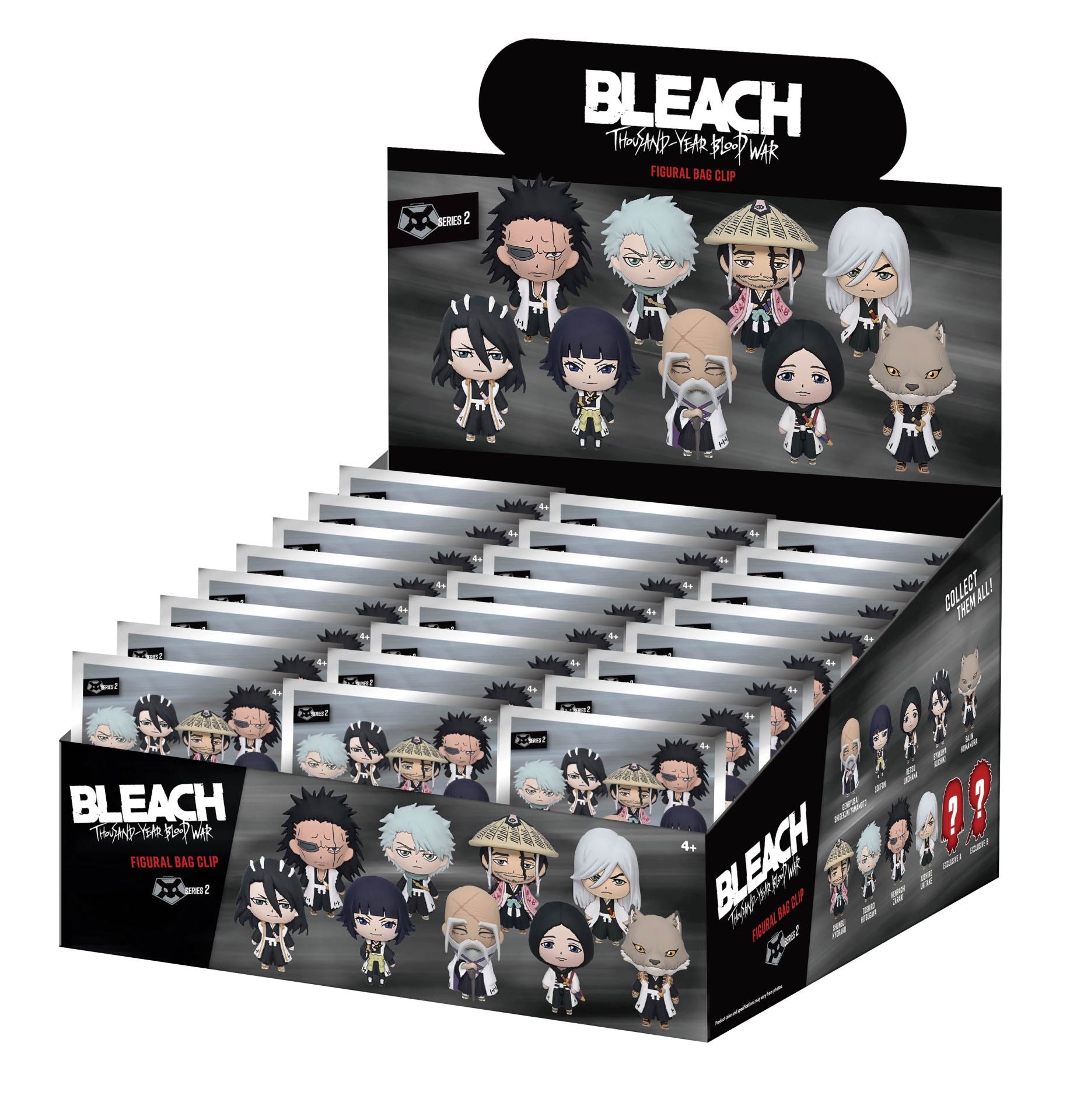 BLEACH THOUSAND YEAR BLOOD WAR S2 BAG CLIP BLIND BOX DISPLAY (24)