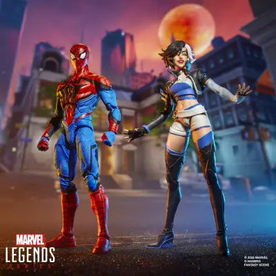 MARVEL LEGENDS MARVEL RIVALS SPIDER-MAN AND LUNA SNOW ACTION FIGURES