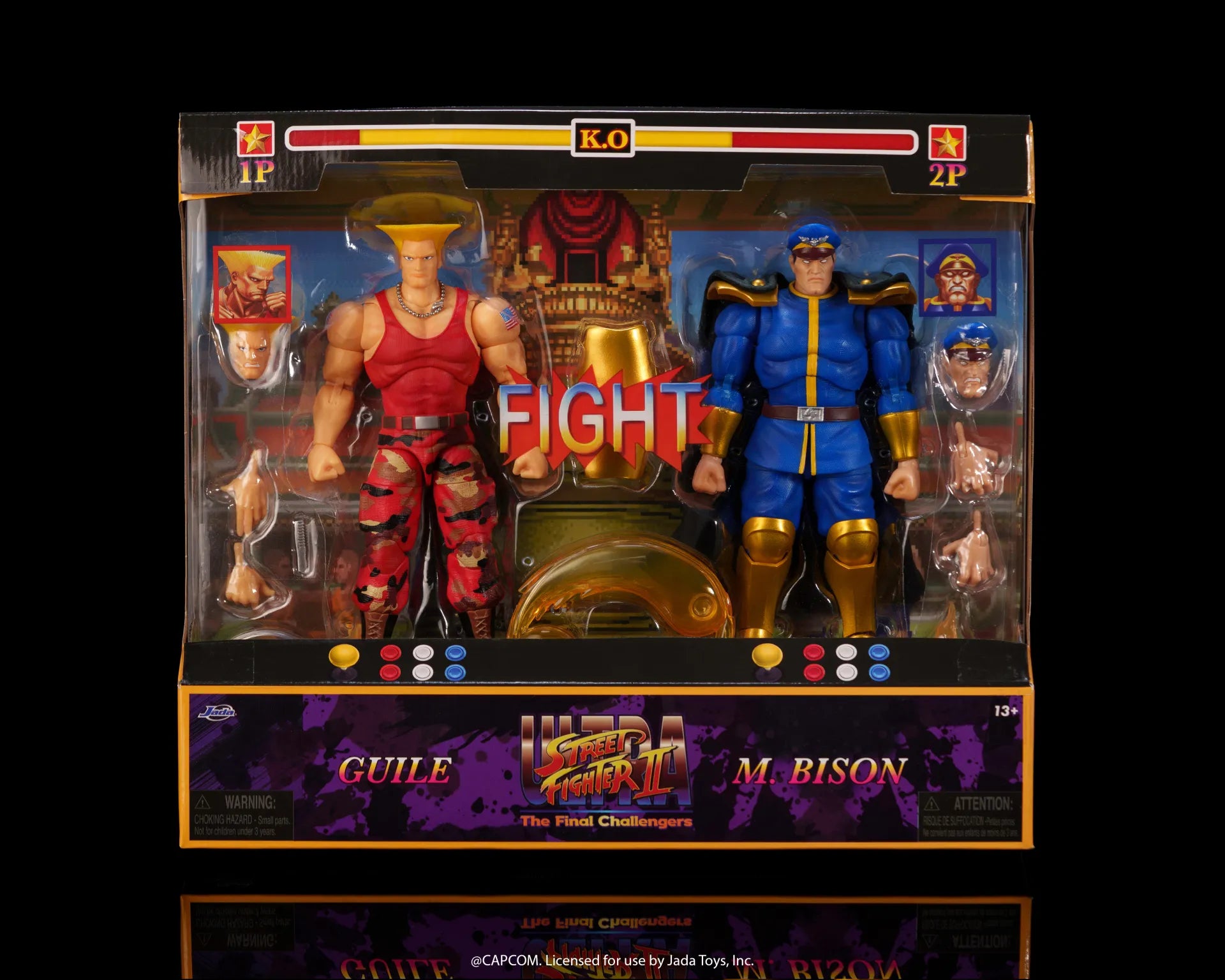 STREET FIGHTER II GIULIE VS BISON AF DOUBLE PACK LIMITED EDITION