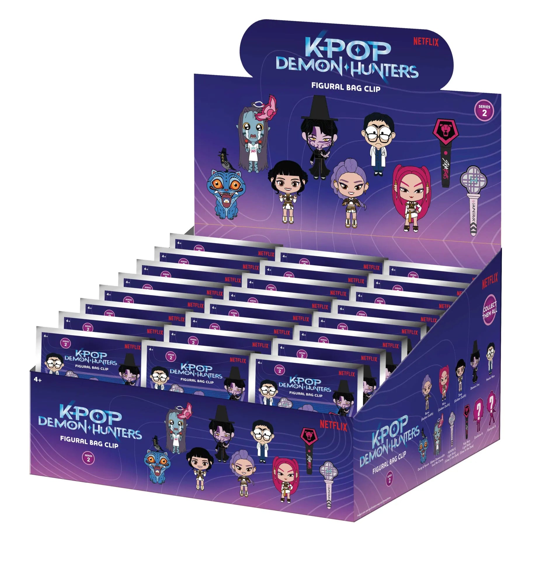 KPOP DEMON HUNTERS S.2 BAG CLIP BLIND BOX DISPLAY(24)