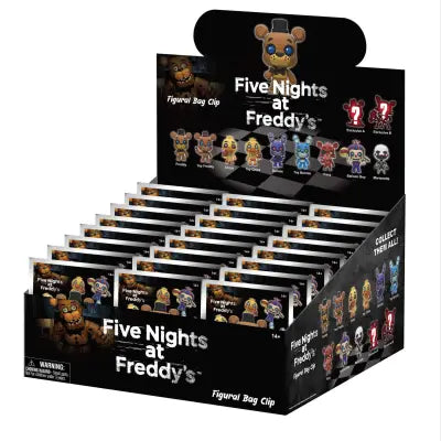 FIVE NIGHTS AT FREDDY'S BAG CLIP BLIND BOX DISPLAY(24)