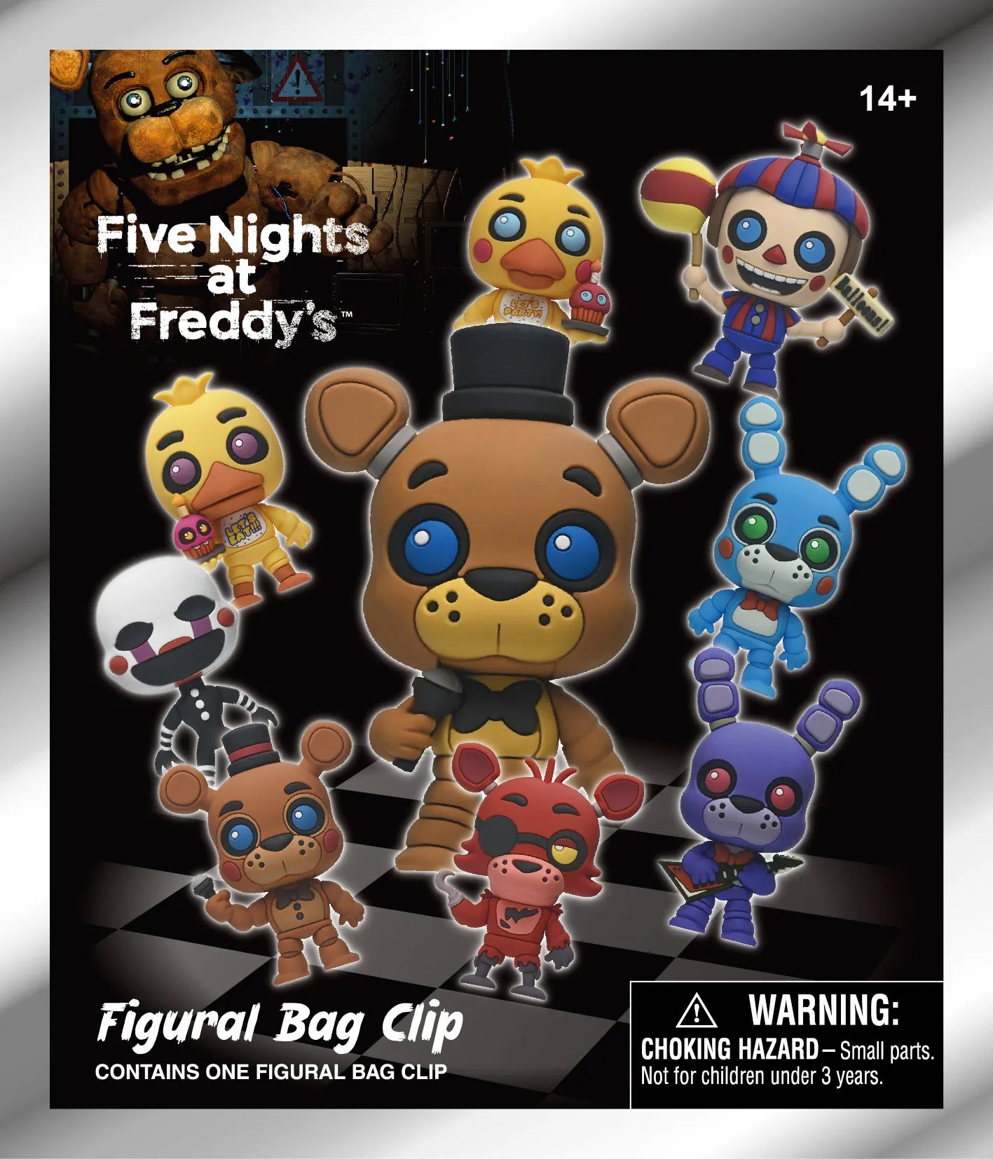 FIVE NIGHTS AT FREDDY'S BAG CLIP BLIND BOX DISPLAY(24)